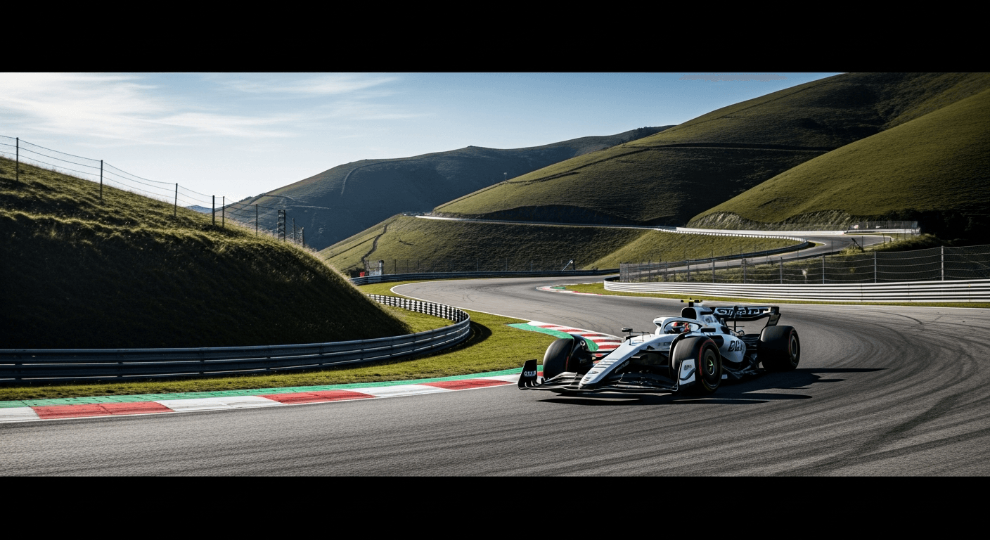 The Spielberg Squeeze: Qualifying at the Red Bull Ring, AI-generated image
