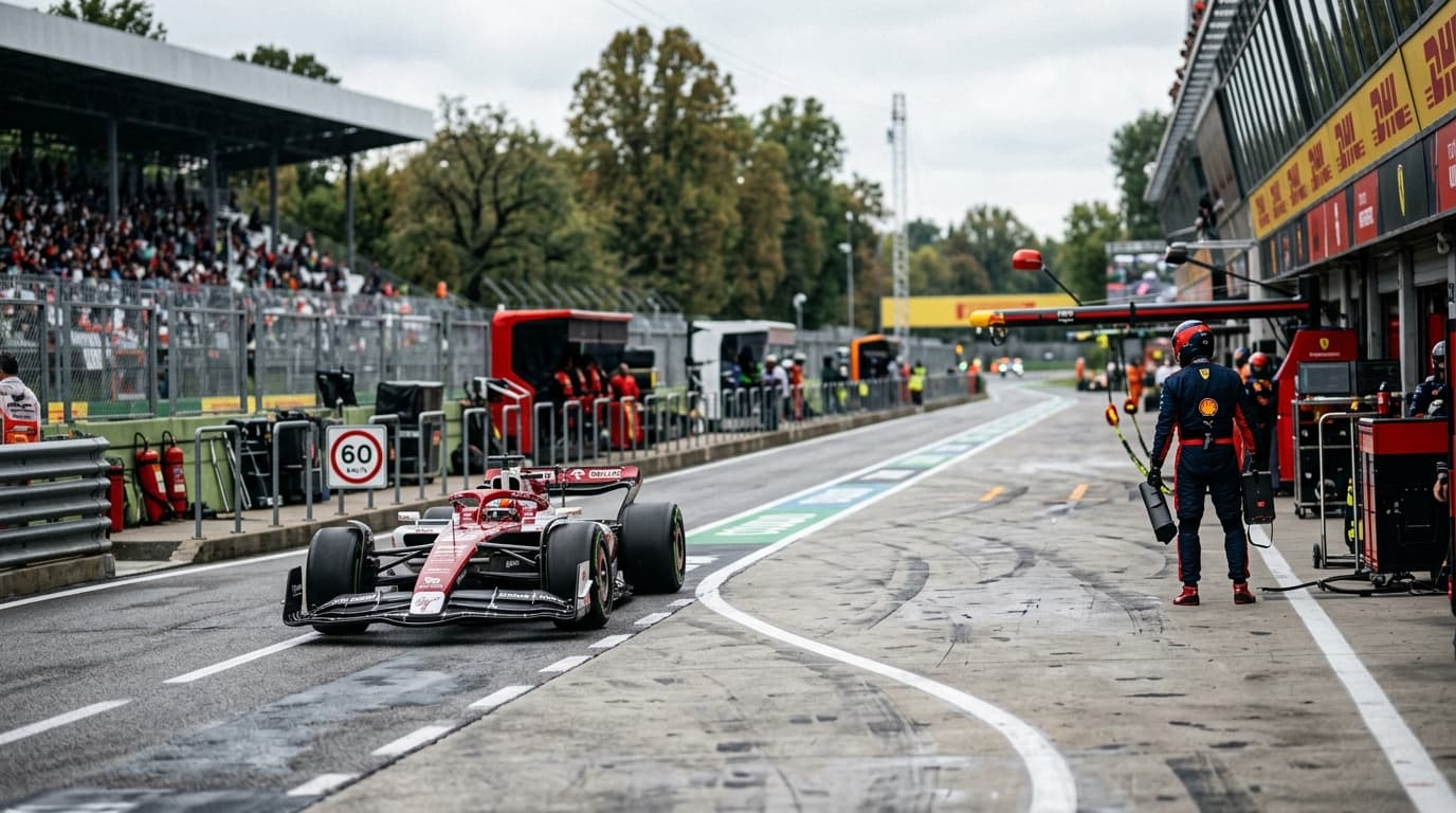 Red Bull Racing Shakes Up Lineup and Operations for Monza, door AI gegenereerde afbeelding