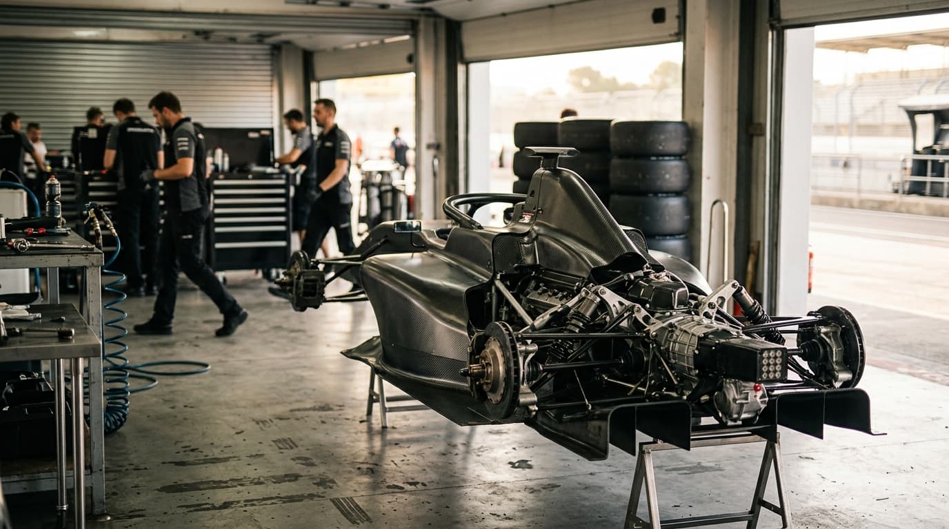 Lando Norris Launches LN4 Fusion Junior Racing Team, door AI gegenereerde afbeelding
