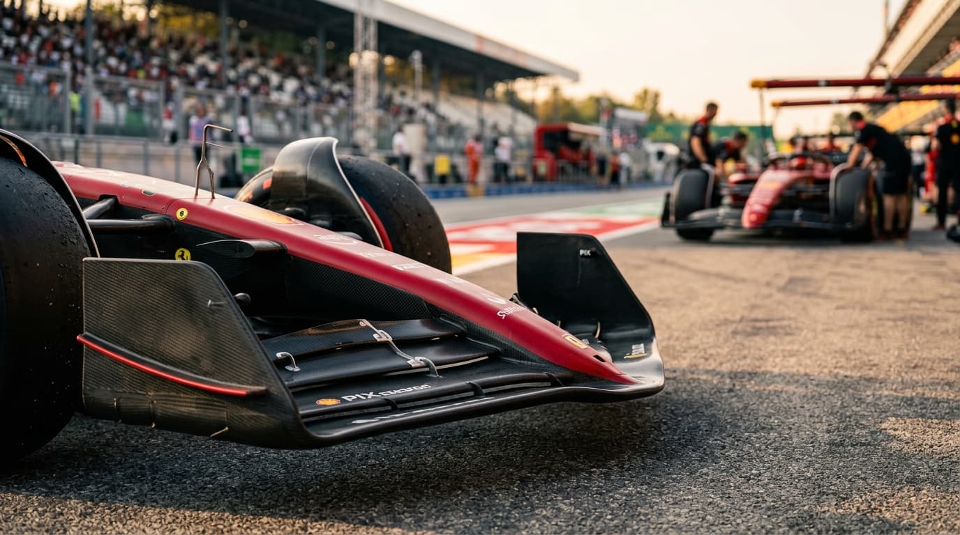 Monza's Tense Homecoming: The Antonelli Conundrum, door AI gegenereerde afbeelding