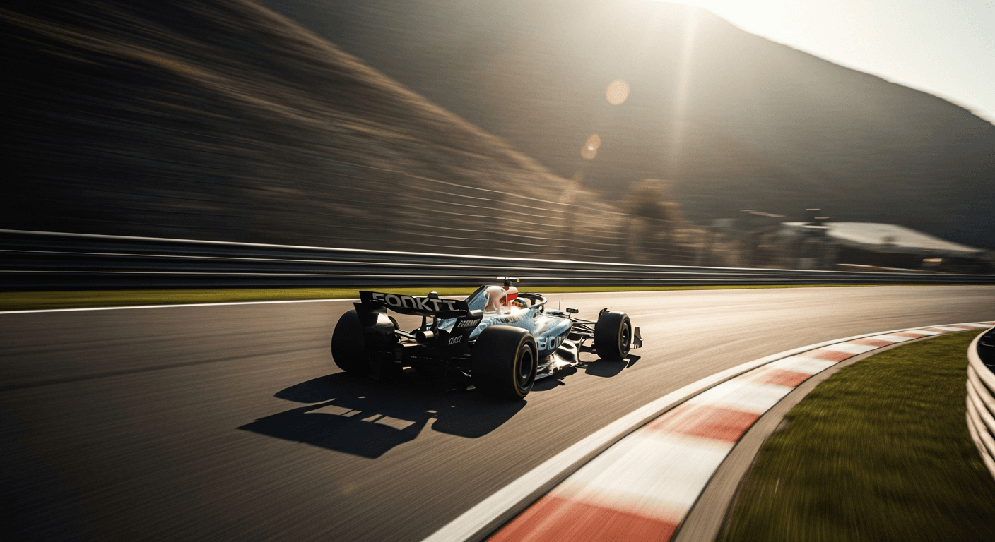 George Russell Takes Austrian GP Pole After Dramatic Qualifying, AI-generated image