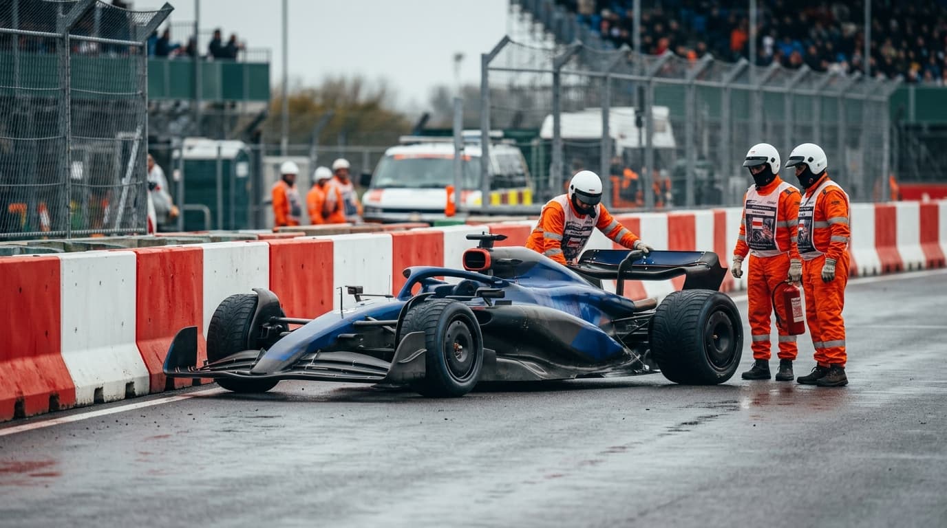 F1 to Reduce Race Distances to 290km From 2027, door AI gegenereerde afbeelding