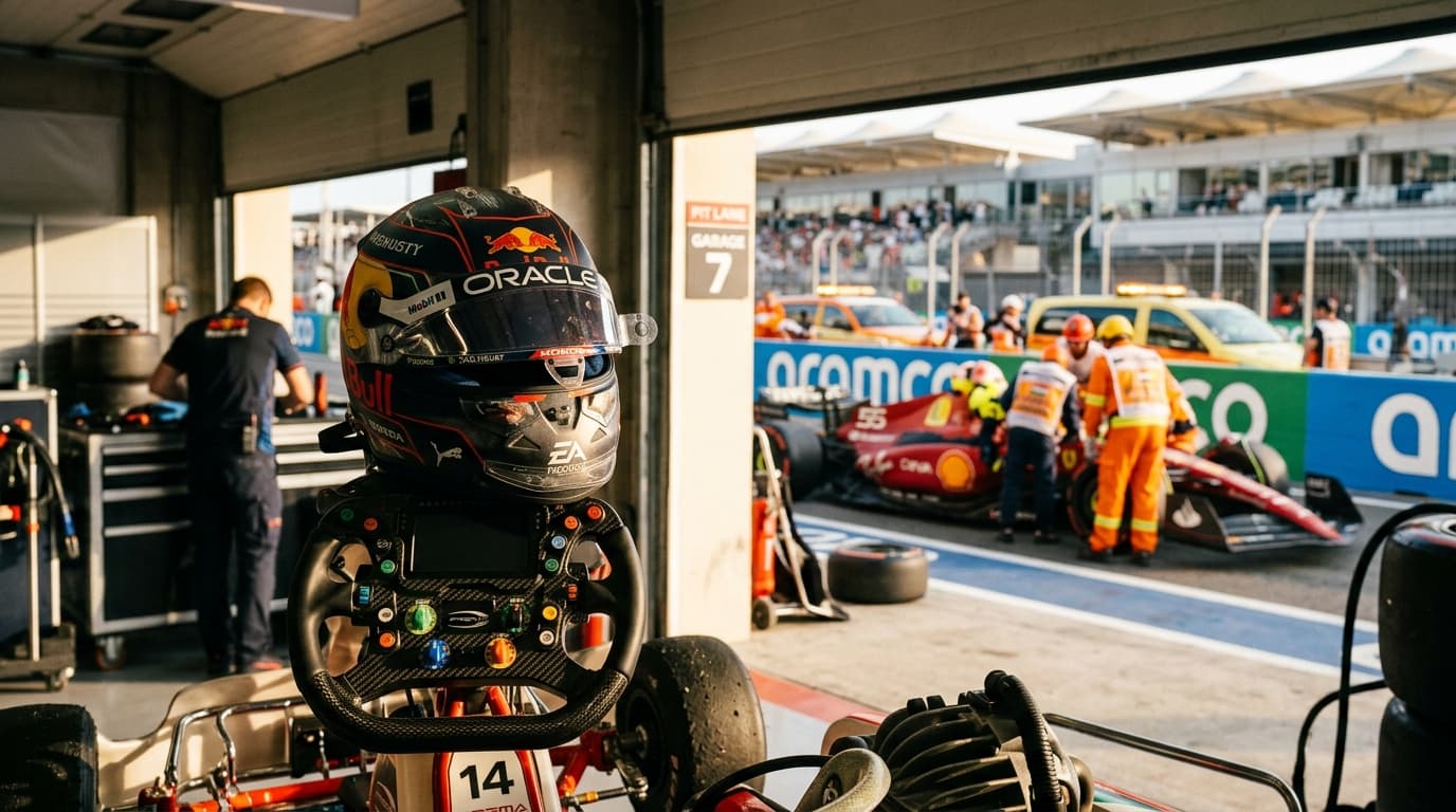 Robin Räikkönen Signs with Red Bull Junior Team, AI-generated image