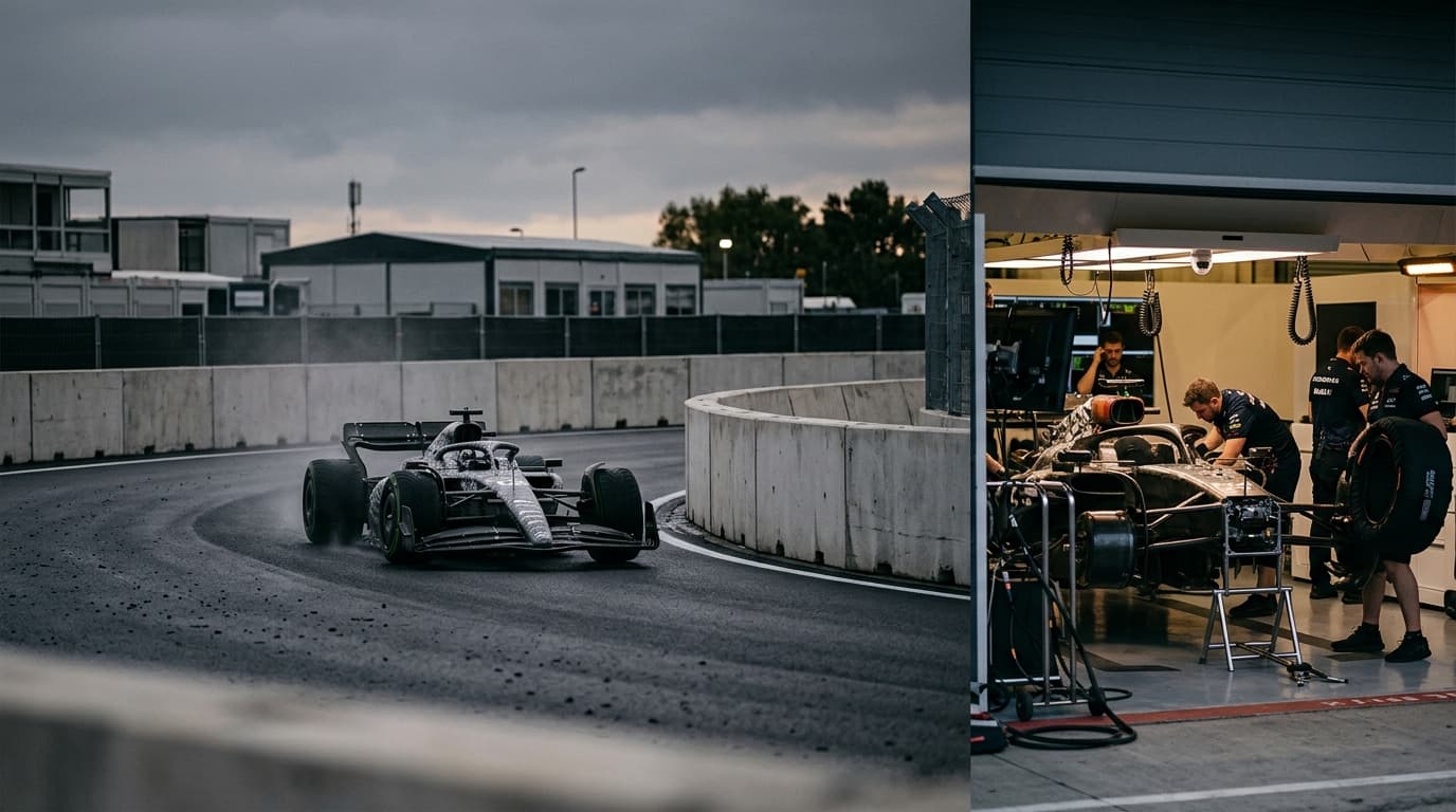 Carlos Sainz Details Technical Demands of Madrid's Madring Circuit, AI-generated image