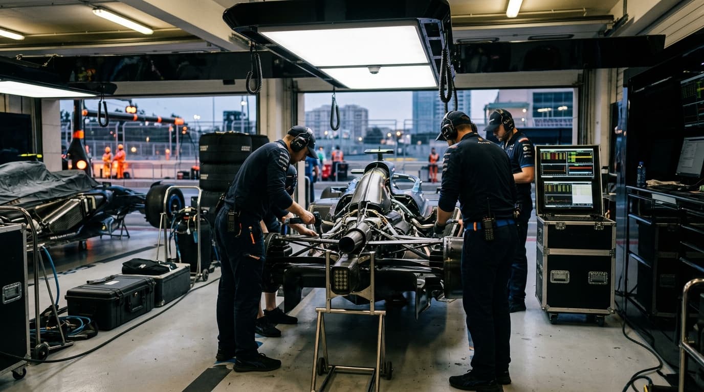 Alpine Appoints Former Mercedes Tech Boss Mike Elliott as CTO, AI-generated image