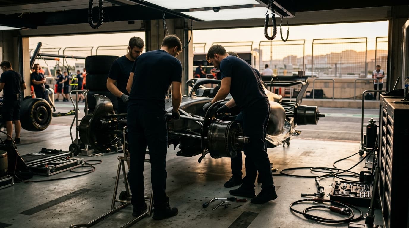 Red Bull Locks In Isack Hadjar Alongside Max Verstappen for 2027, AI-generated image