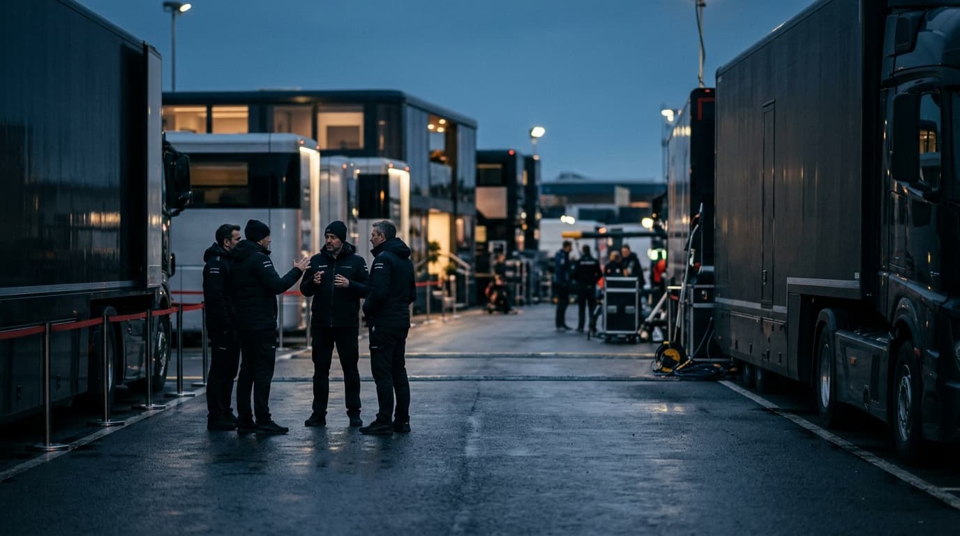 Paddock Whispers: Silly Season Shifts Into Overdrive, AI-generated image