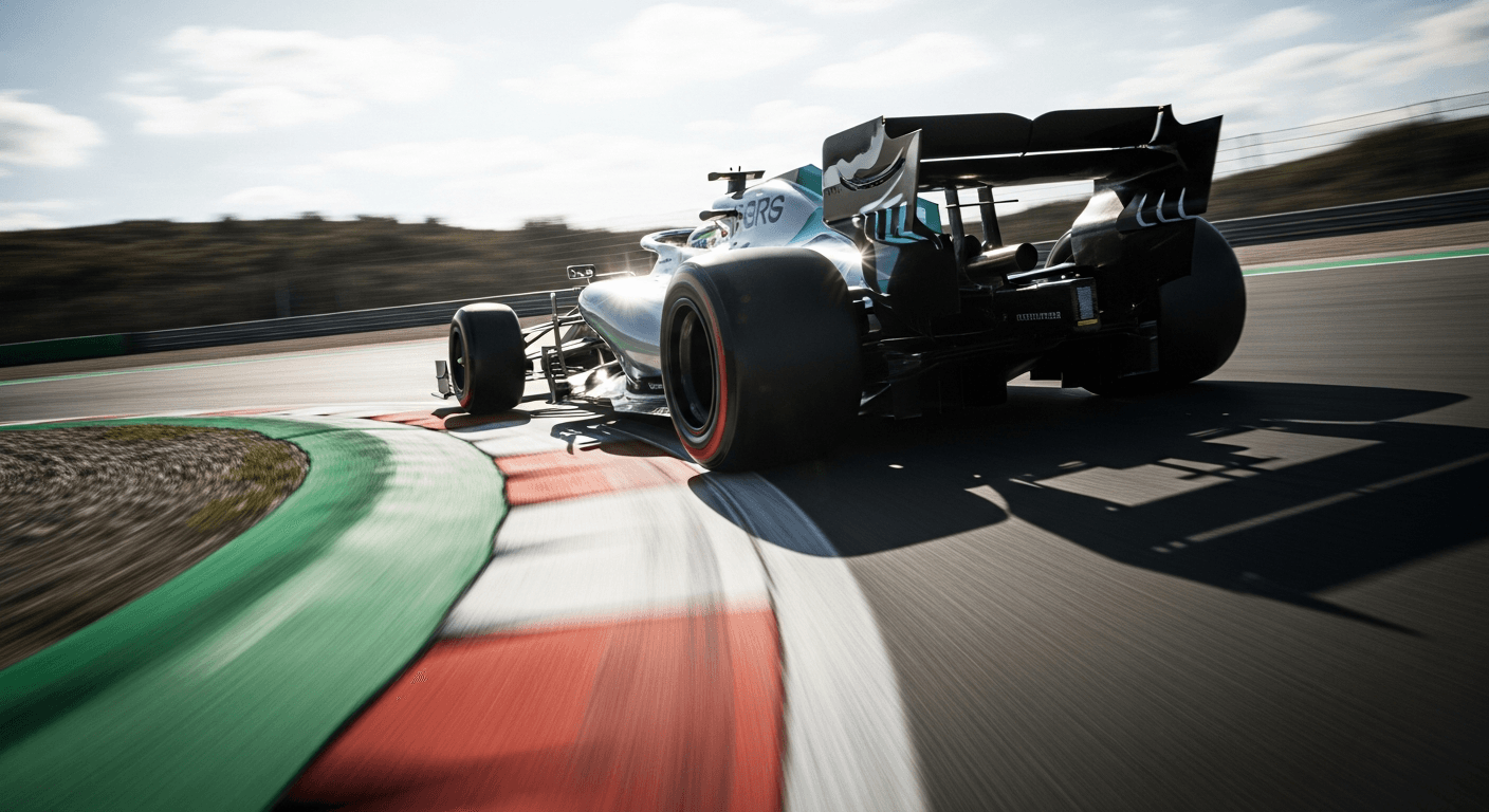 Barcelona Grand Prix: Hamilton Masterclass in a Race of Attrition, AI-generated image