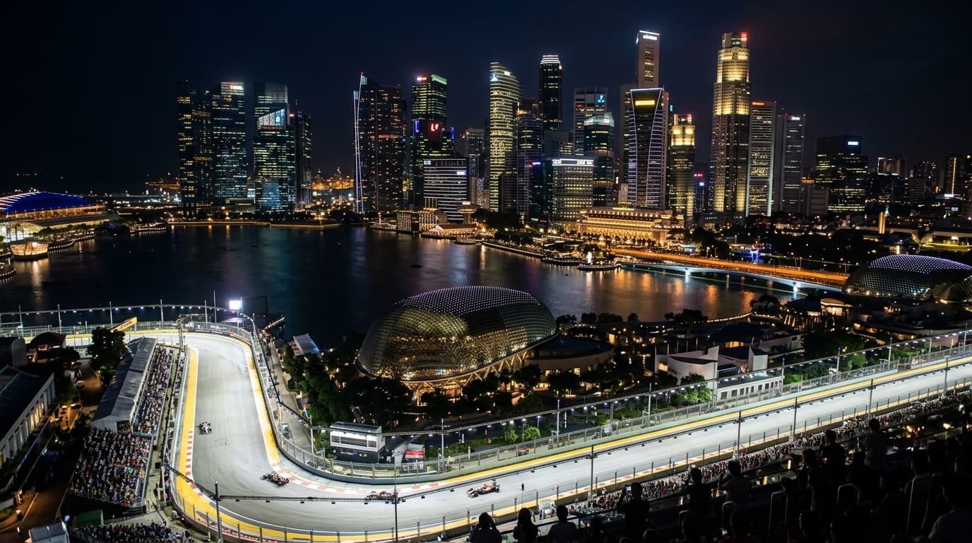 FIA Locks In Emergency Engine Software for Singapore GP, door AI gegenereerde afbeelding