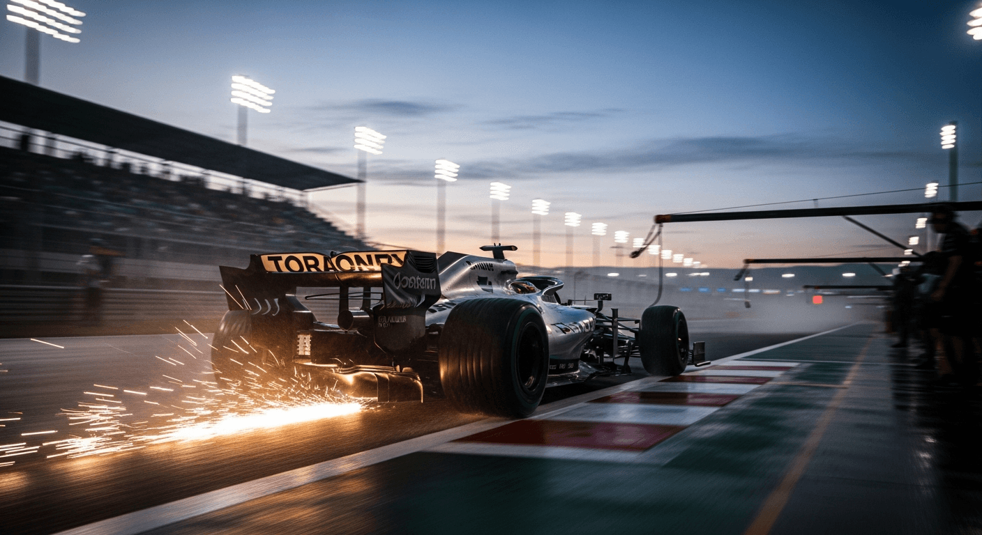 Paddock Pulse: Verstappen’s Crossroads and Silly Season Rumors, AI-generated image
