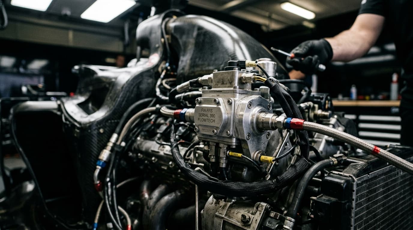 FIA Fuel Sensor Supplier Sued for Patent Infringement Before US GP, AI-generated image