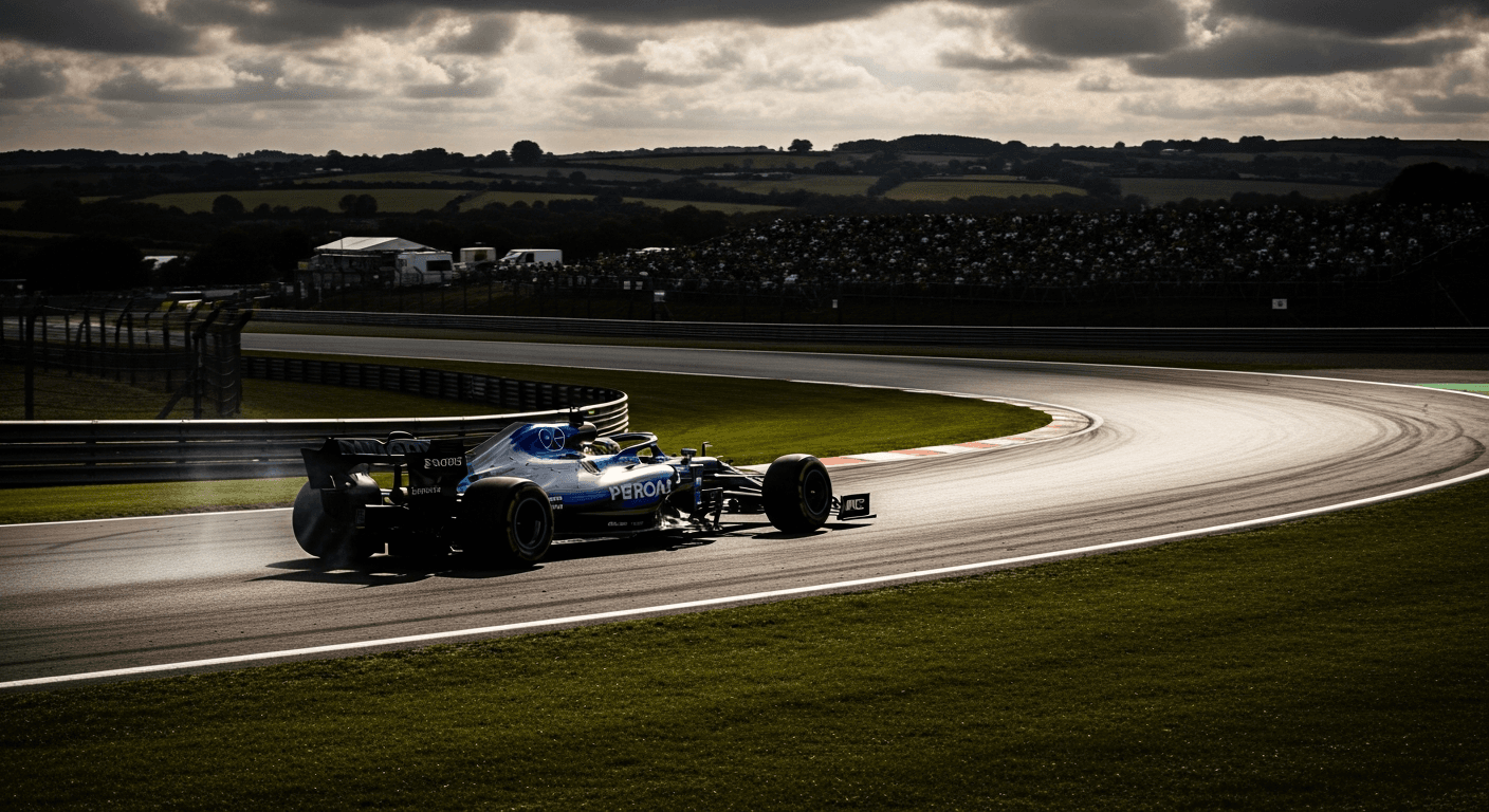 Silverstone Sovereignty: Mercedes’ High-Speed Test in Britain, AI-generated image