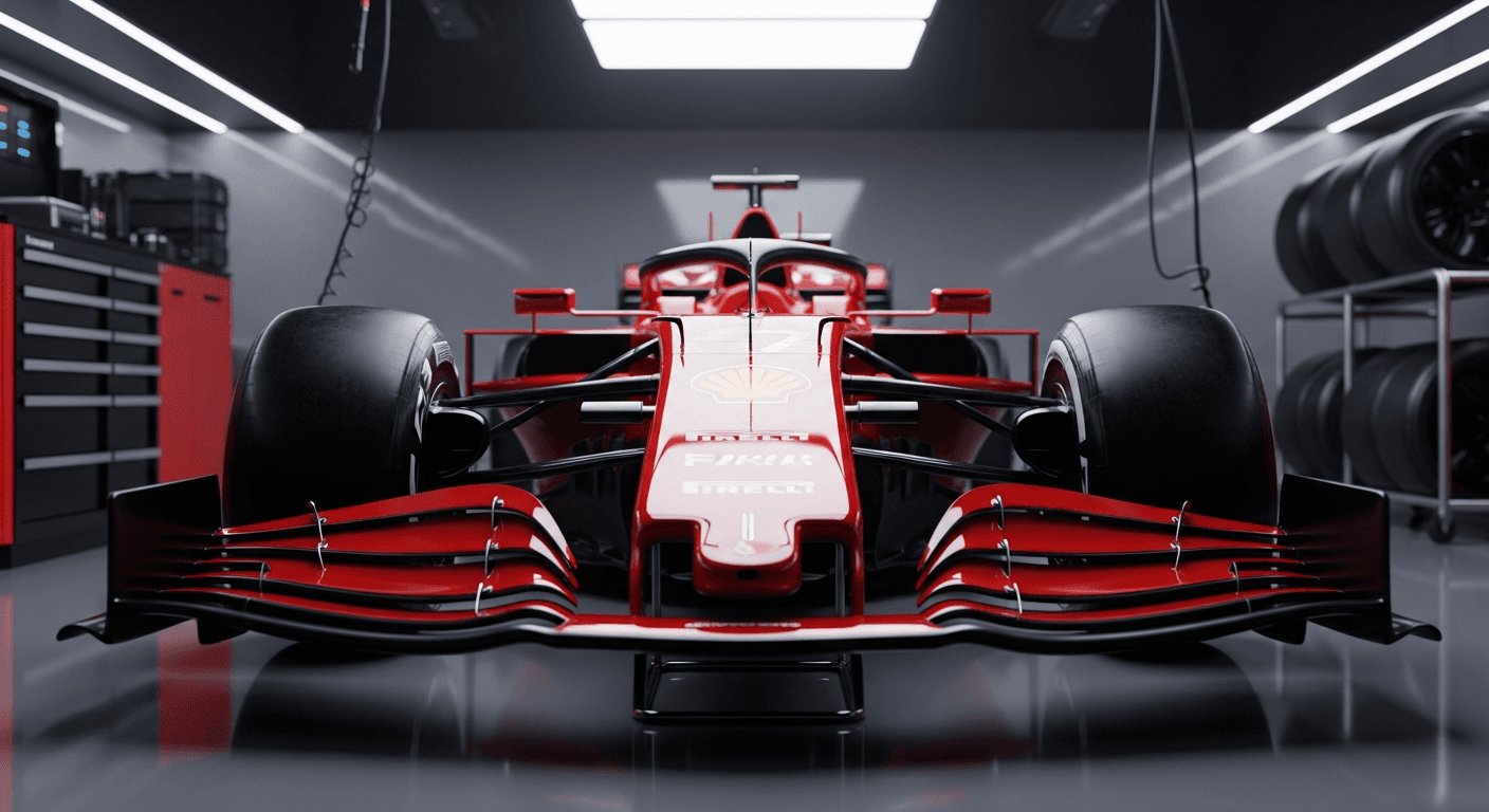 Ferrari Confirms Lewis Hamilton Contract Extension Through 2027, AI-generated image