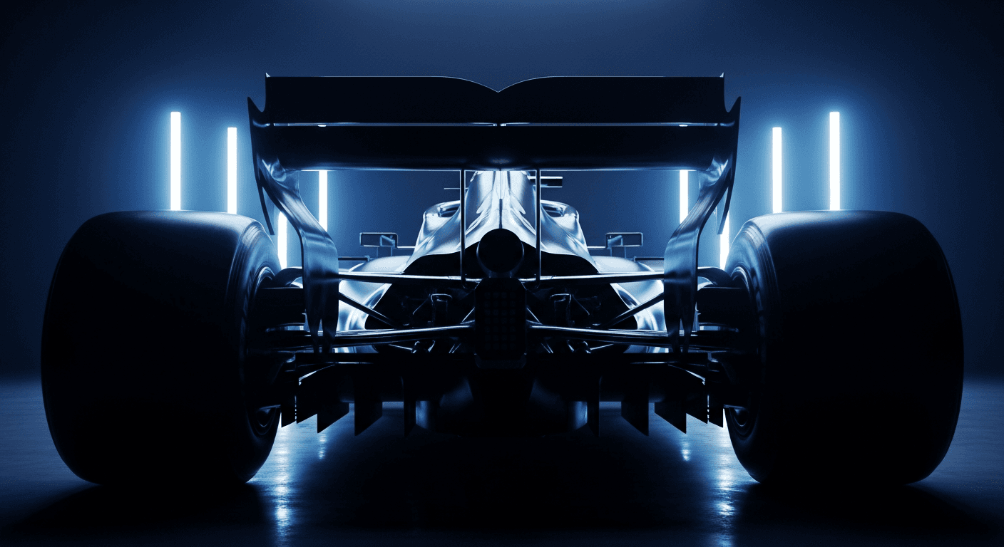 FIA Probes Mercedes Qualifying Innovation Amid Rival Protests, door AI gegenereerde afbeelding