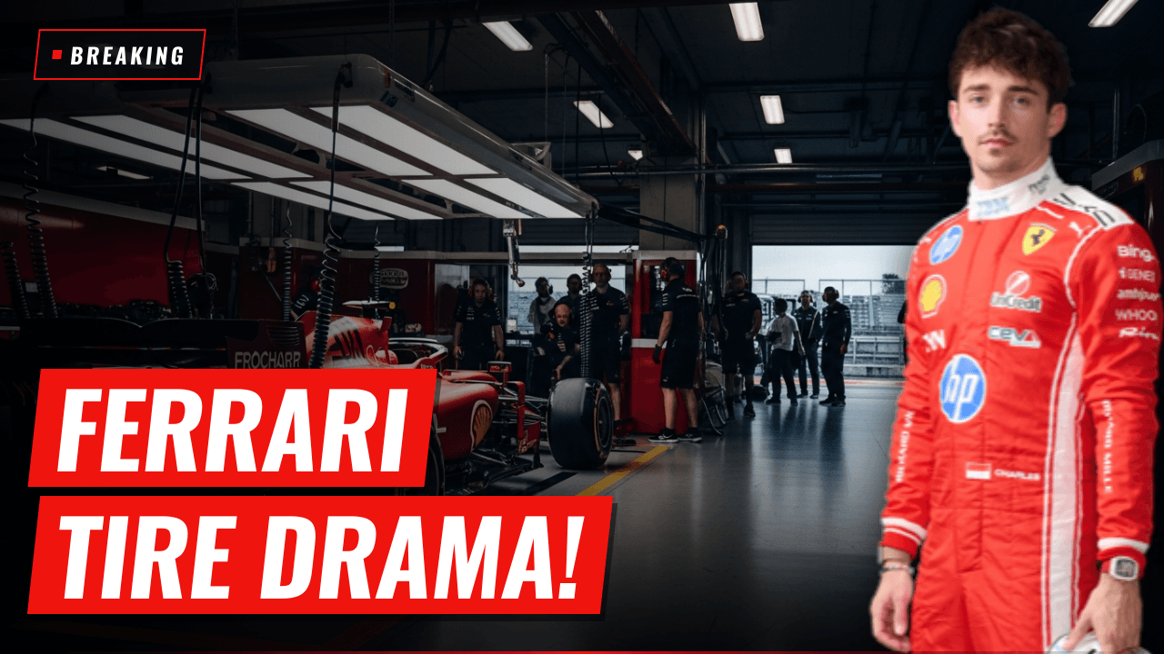 Ferrari Sanctioned by FIA for Tire Procedural Error at Spa, door AI gegenereerde afbeelding