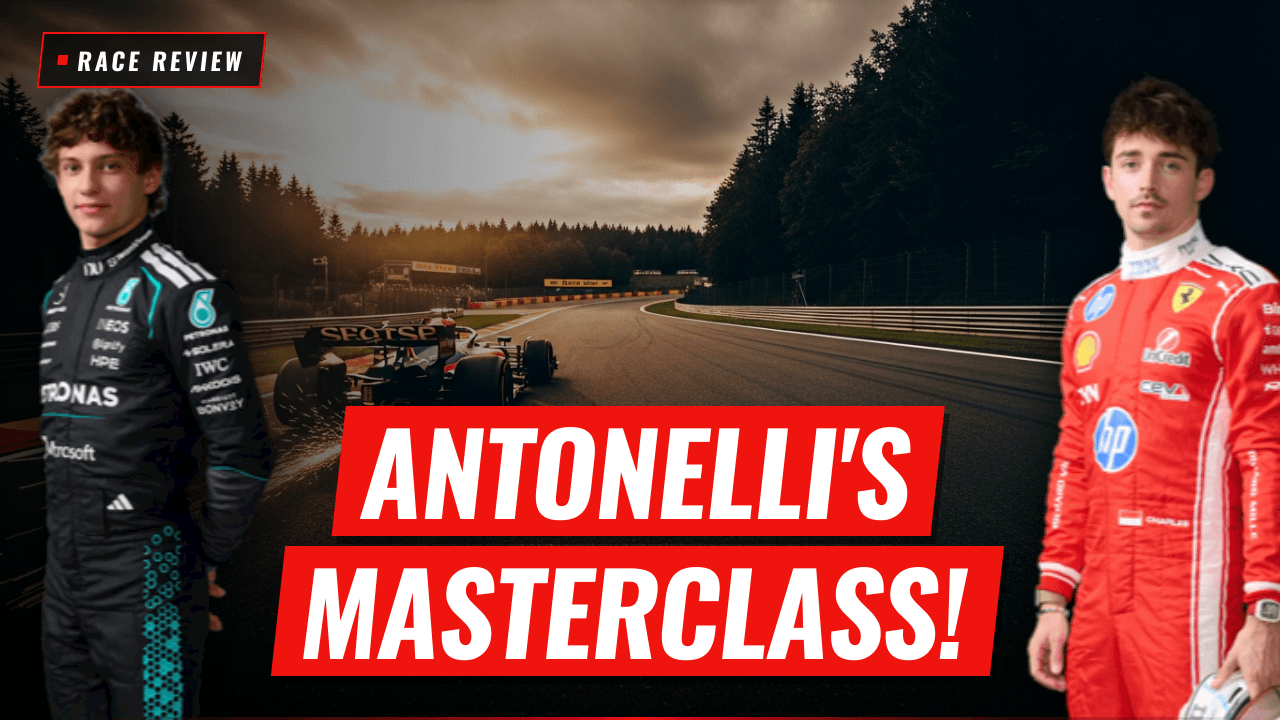Kimi Antonelli Conquers Spa in Dominant Belgian GP Display, door AI gegenereerde afbeelding