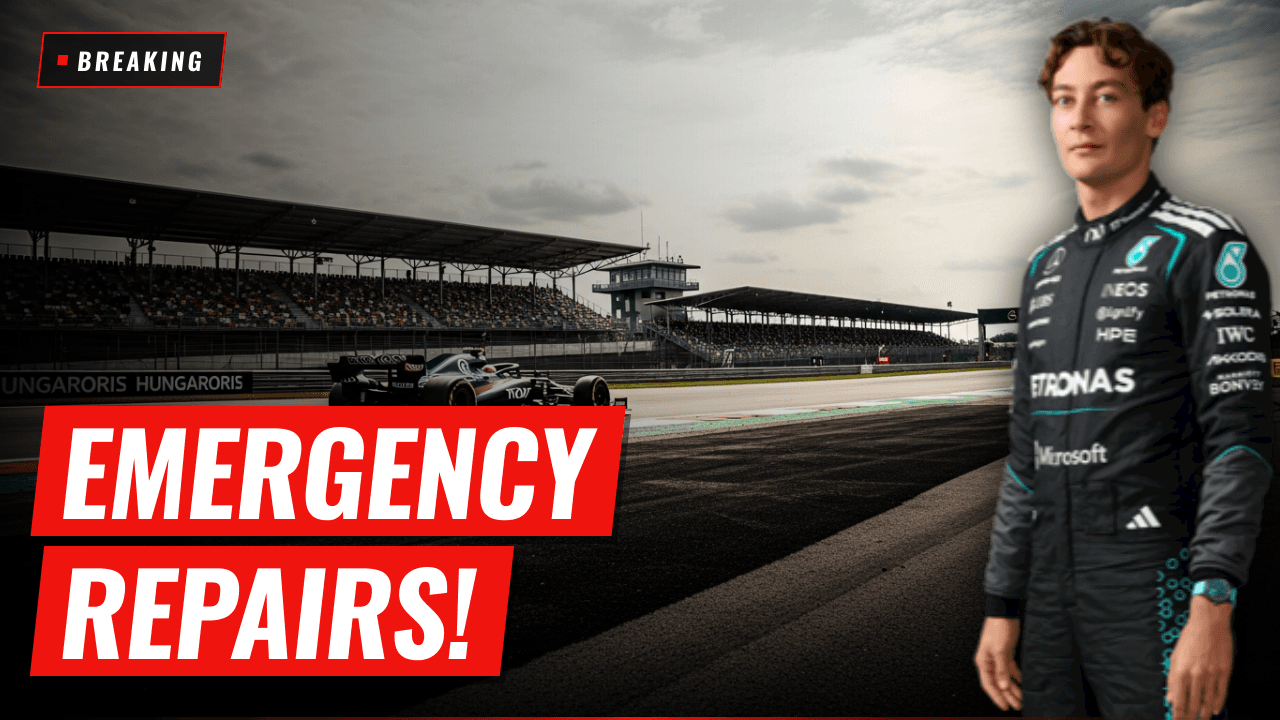Emergency Repairs at Hungaroring Completed Before Qualifying, AI-generated image