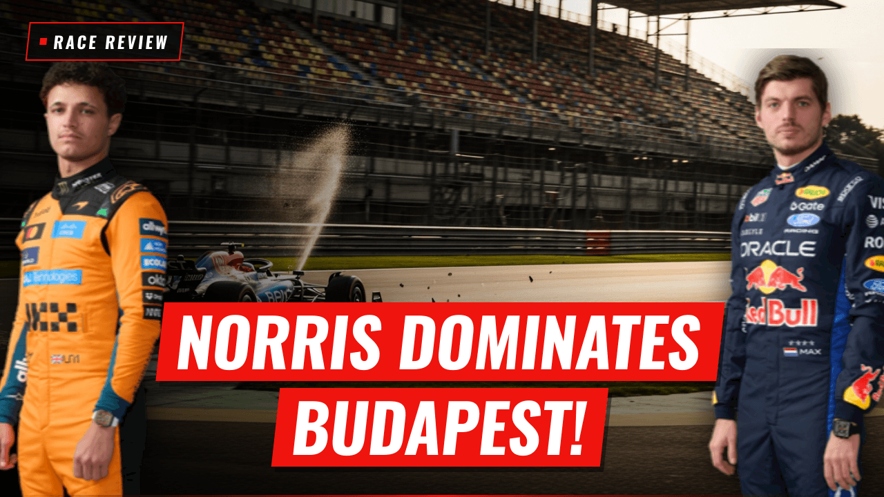Norris Ascendant: A Tactical Victory in Budapest, AI-generated image